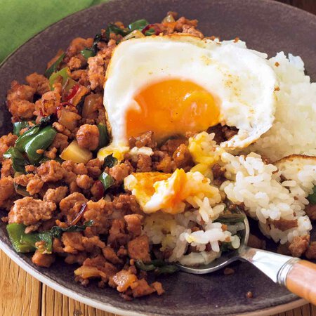青じそガパオライス Byしらいのりこさんの料理レシピ プロのレシピならレタスクラブ