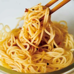 麺の水けをよくきり、味をしっかりからめておくのがポイント！