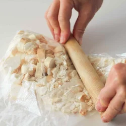 麩を潰す