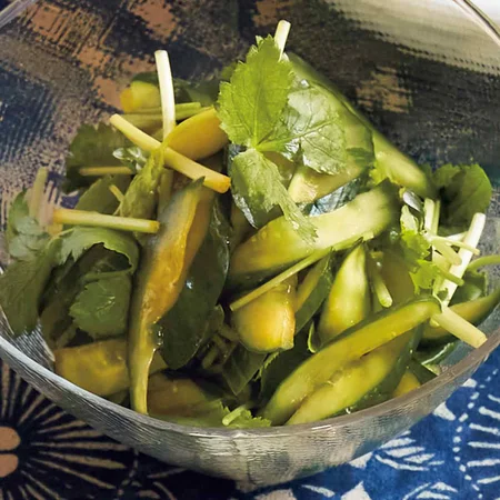 三つ葉ときゅうりのわさびじょうゆあえ By本田明子さんの料理レシピ プロのレシピならレタスクラブ