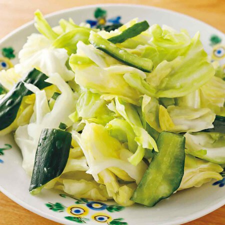キャベツときゅうりの浅漬け風サラダ By重信初江さんの料理レシピ プロのレシピならレタスクラブ