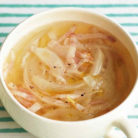 ベーコンオニオンスープ By上島亜紀さんの料理レシピ プロのレシピならレタスクラブ