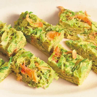 キャベツを食べるだし巻き風