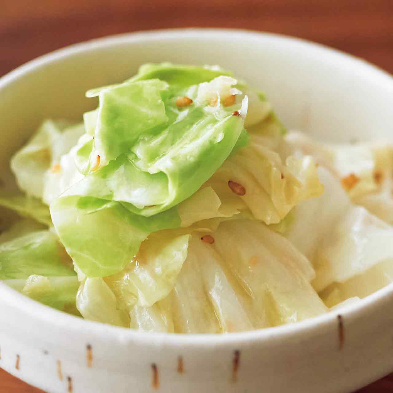 キャベツのしょうがあえ