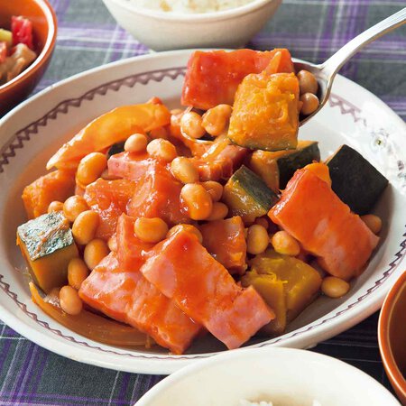 ベーコンとかぼちゃのケチャップ煮 By近藤幸子さんの料理レシピ プロのレシピならレタスクラブ