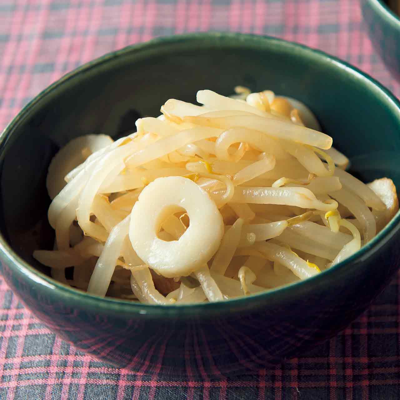 ちくわともやしの甘酢あえ