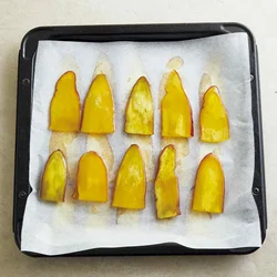 低温でじっくり焼き、水分をとばして！