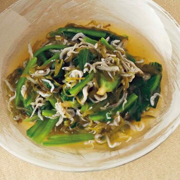 ほうれん草とめかぶのおひたし By井原裕子さんの料理レシピ プロのレシピならレタスクラブ ほうれん草とめかぶのおひたし By井原裕子さんの料理レシピ プロのレシピならレタスクラブ