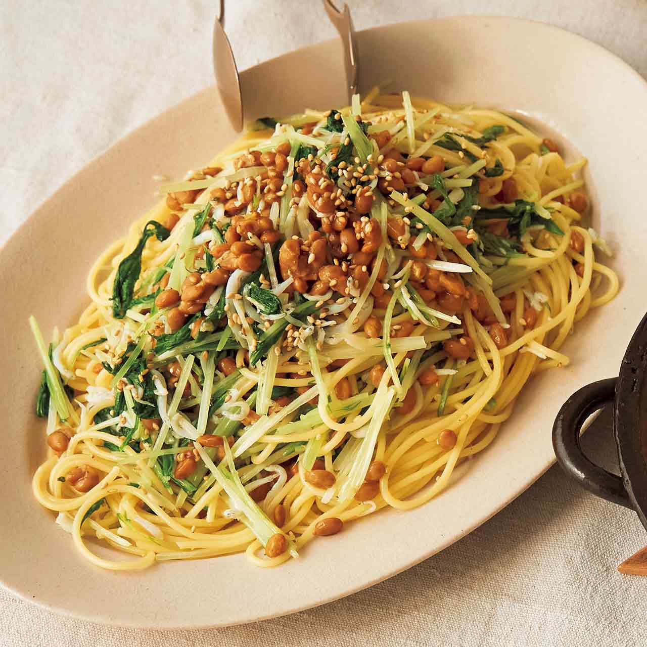 納豆しらすパスタ By吉田愛さんの料理レシピ プロのレシピならレタスクラブ