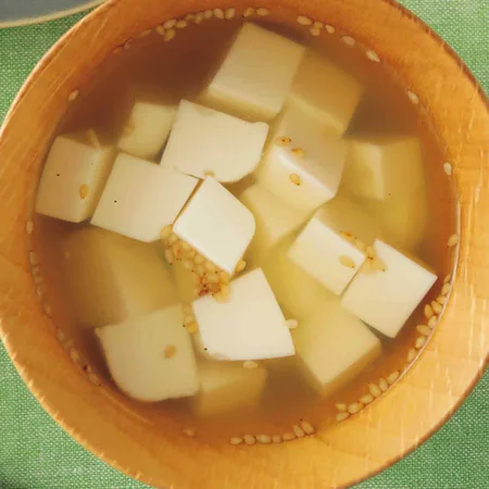 豆腐のごまスープ