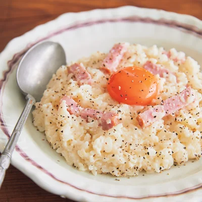 レンチンカルボご飯