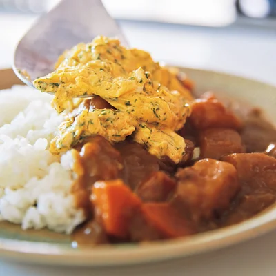 青のり入りスクランブルエッグ