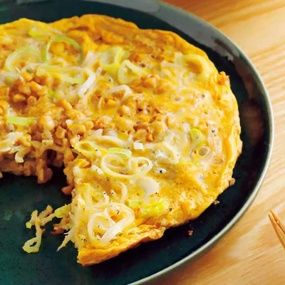 納豆オムレツ