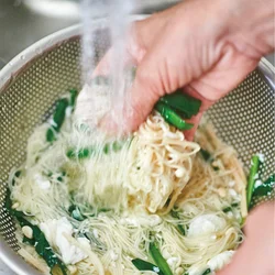 そうめんを洗ったら…