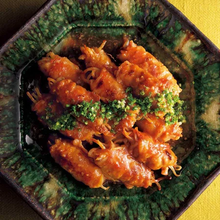 ゆでもやしの肉巻き