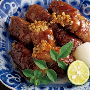 牛肉えのき巻き照り焼き