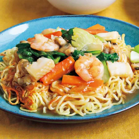 海鮮あんかけ焼きそば
