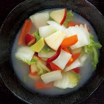 白菜とにんじんの水キムチ