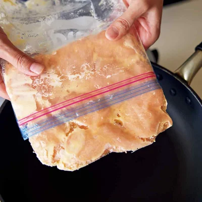 凍ったまま調理できてラクチン！
※約3週間冷凍保存OK