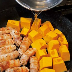 かぼちゃは動かさず煮れば煮くずれ知らず
