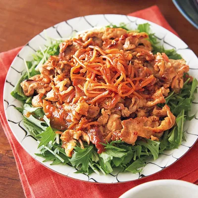 豚肉の紅しょうが焼き