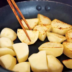 焼いて
