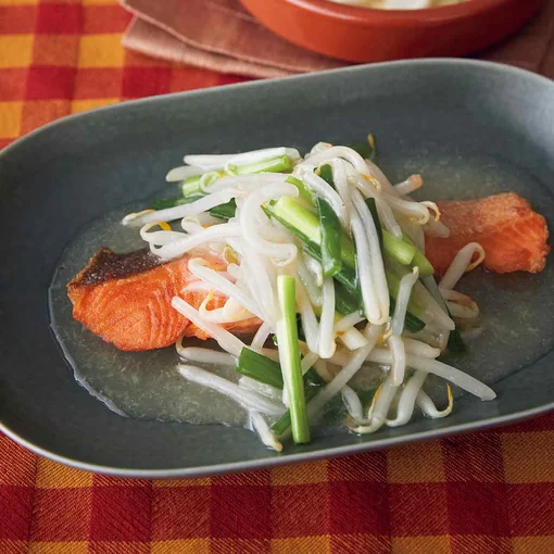 「鮭の野菜あんかけ」の献立