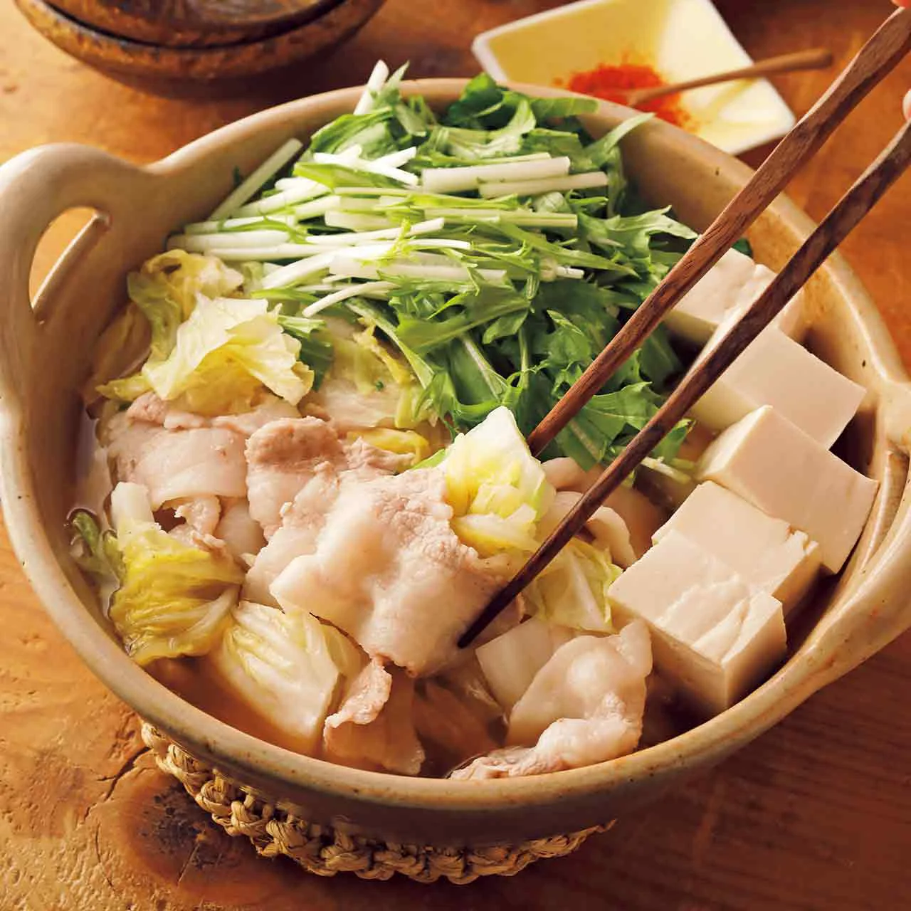 豚肉と白菜の鍋