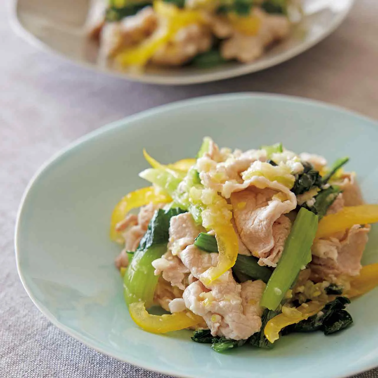 豚しゃぶと野菜の塩麹ナムル