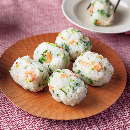 菜の花と桜えびの炊き込みご飯