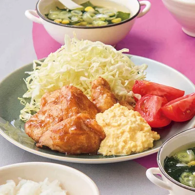「チキン南蛮」の献立