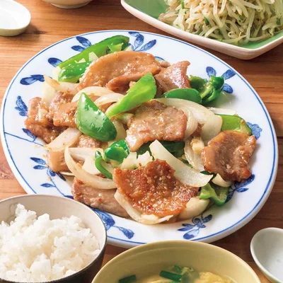 豚肉とピーマンのみそ炒め