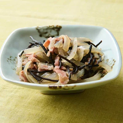 玉ねぎとひじきのさっと煮