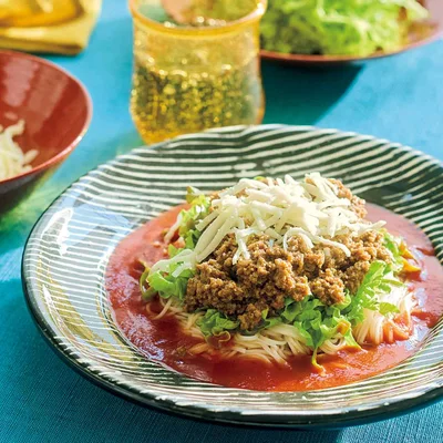 タコス風ミートそうめん