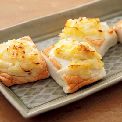 はんぺんのねぎマヨ焼き
