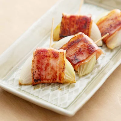 玉ねぎのベーコン巻き