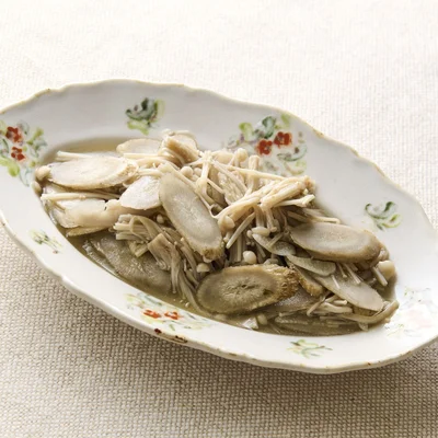 ごぼうとえのきのオイル煮