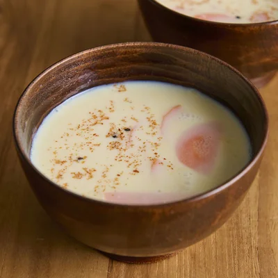 にんじんの豆乳みそ汁
