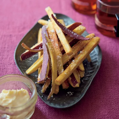 さつまいもスティック クリチバター添え