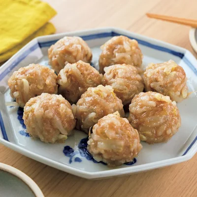 レンジでもやしシューマイ