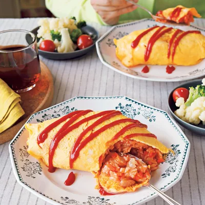 レンジオムライス