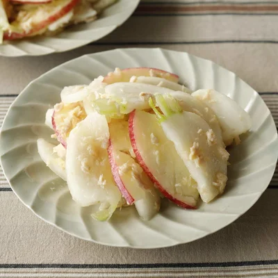かぶとりんごの中華あえ