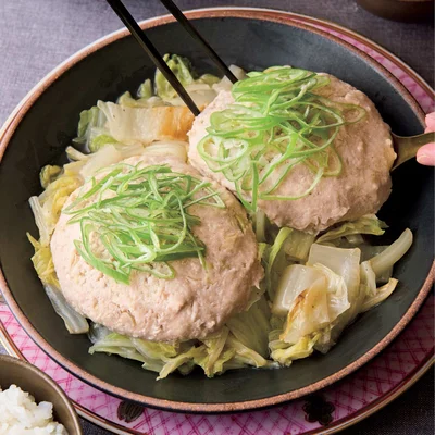 「中華蒸し豆腐バーグ」の献立