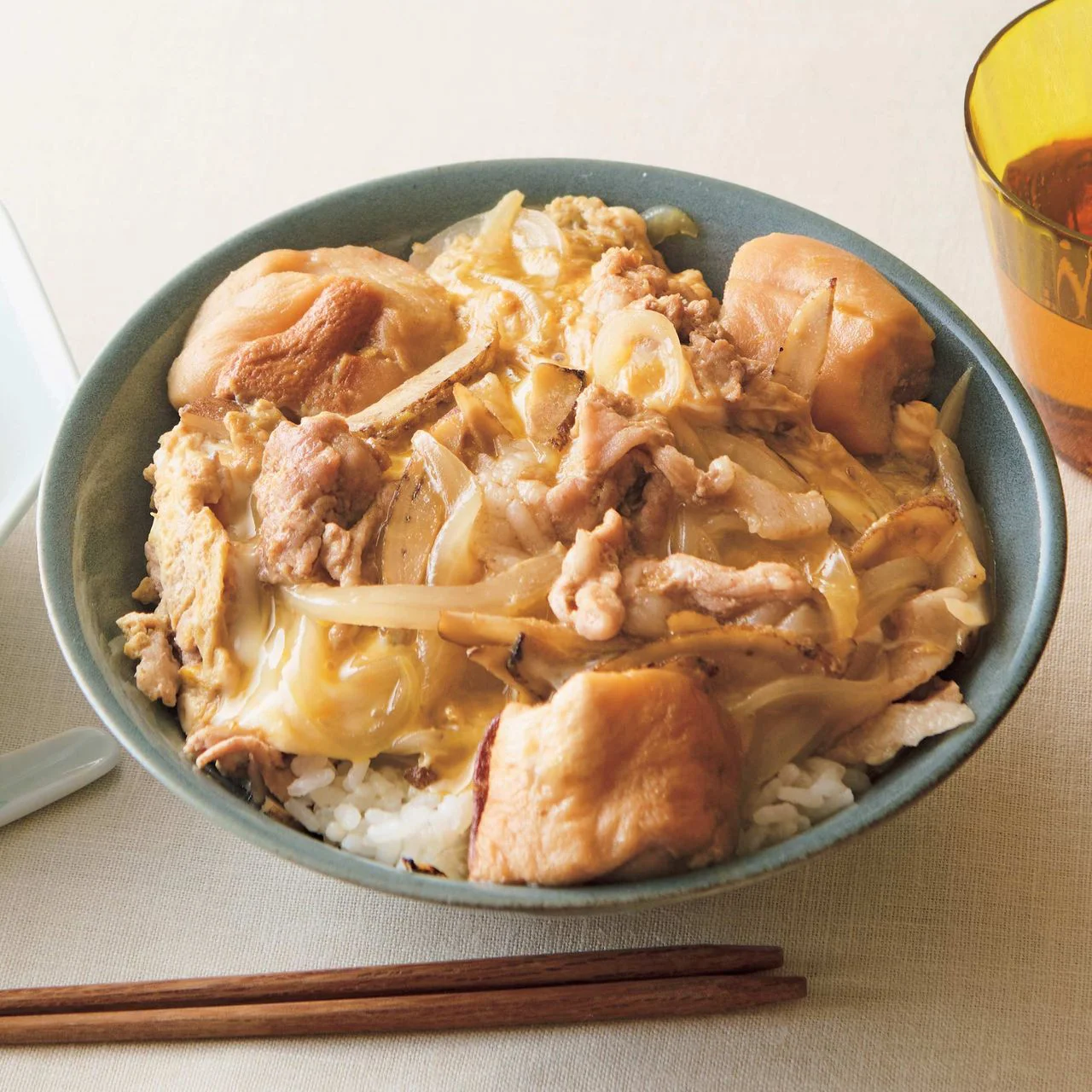 豚肉の柳川丼