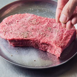 室温にもどし、生焼けになるのを防ぐ