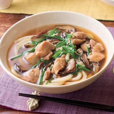 「とり肉としいたけのあんかけうどん」の献立