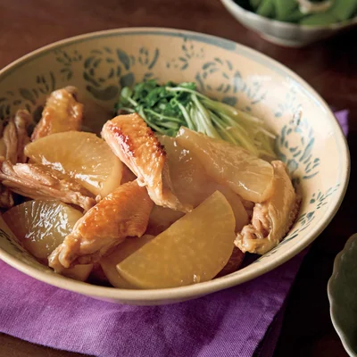 手羽中と大根のオイスター煮
