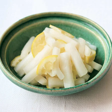 スティック大根のレモン塩漬け