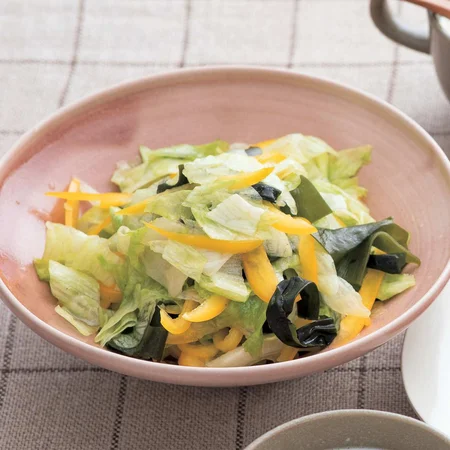 レタスの塩もみサラダ