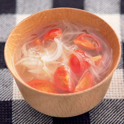 ミニトマトのすまし汁